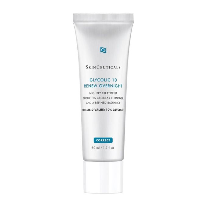 SkinCeuticals Glycolic 10 Renew Overnight Επανορθωτική κρέμα Νυκτός με Γλυκολικό οξύ για Ανανέωση και Λάμψη